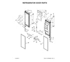Maytag MFT2778EEZ01 refrigerator door parts diagram