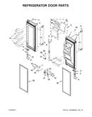 Refrigerator door parts