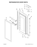 Refrigerator door parts
