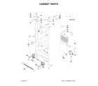 KitchenAid KRFC302EPA00 cabinet parts diagram