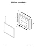 Freezer door parts