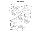 KitchenAid KRFC302EPA00 shelf parts diagram