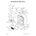 KitchenAid KRFF707ESS01 refrigerator liner parts diagram