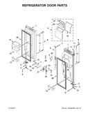 Refrigerator door parts