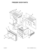 Freezer door parts