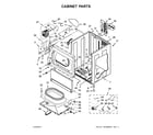 Whirlpool CEM2765FQ0 cabinet parts diagram