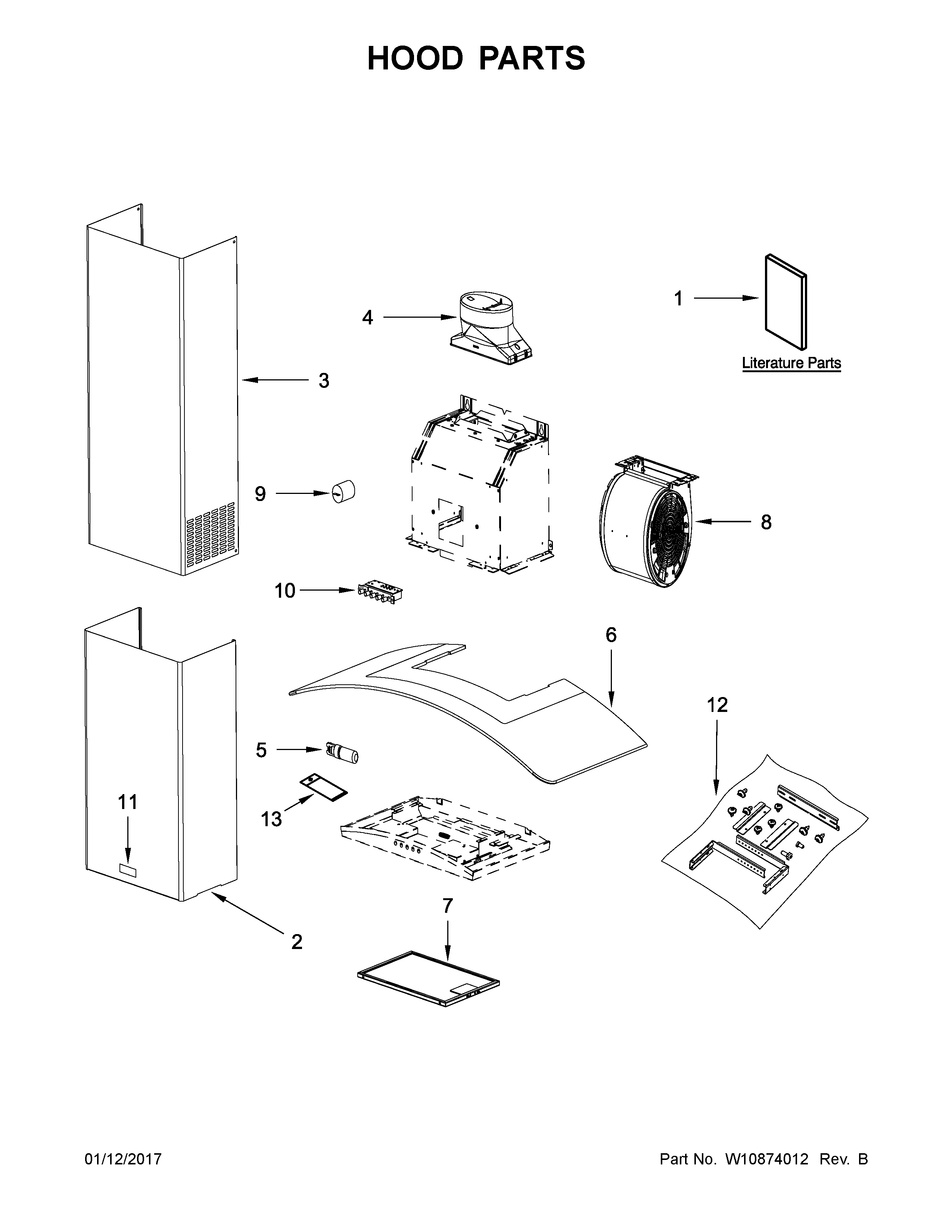 Hood parts