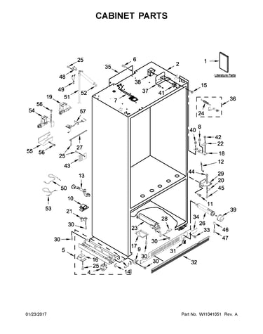 Cabinet parts