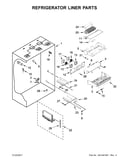 Refrigerator liner parts