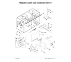 KitchenAid KBFN506EPA01 freezer liner and icemaker parts diagram