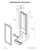 Refrigerator door parts