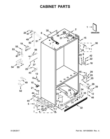 Cabinet parts