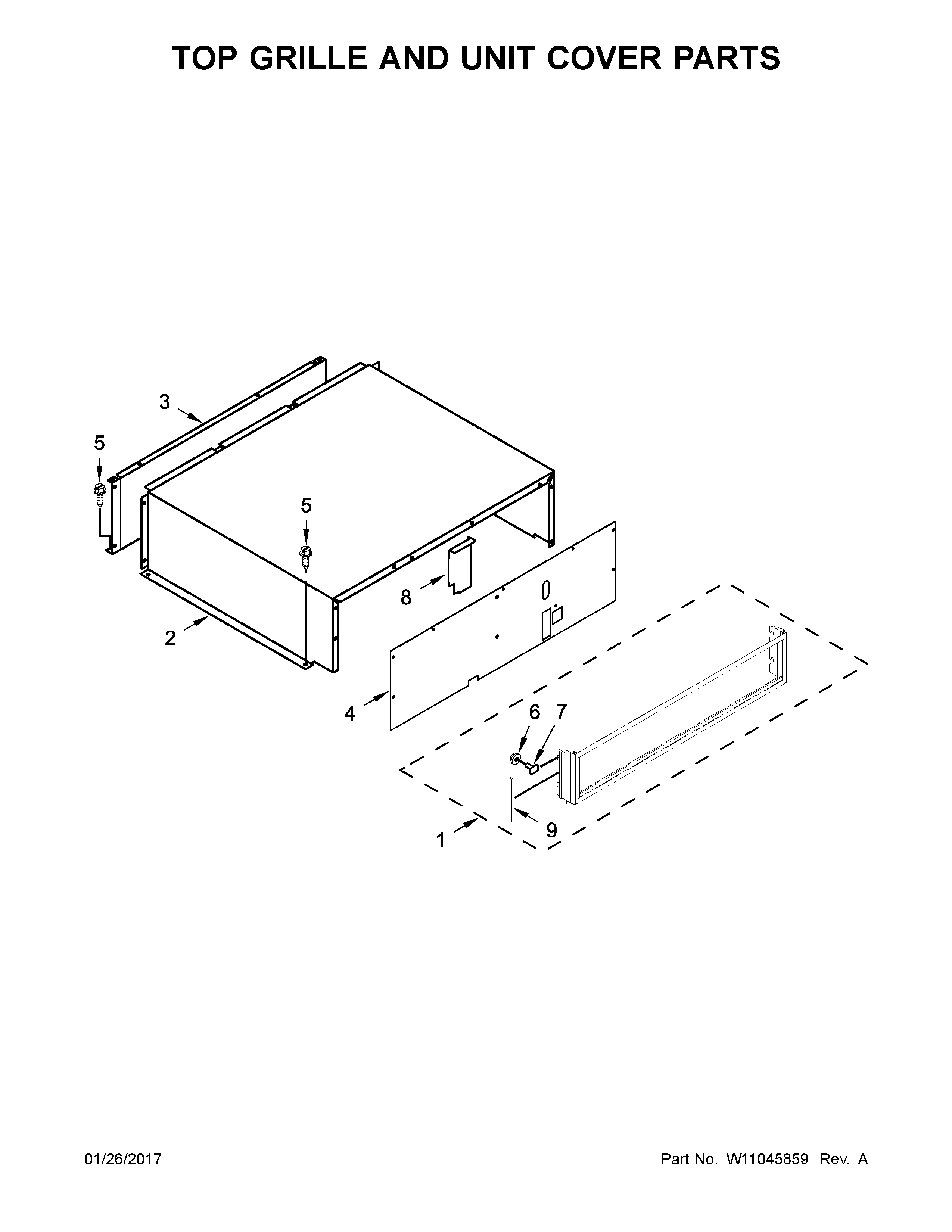 Upper unit parts