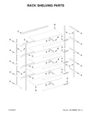 Rack shelving parts