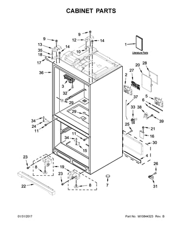 Cabinet parts
