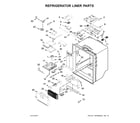 Maytag MFT2776DEM01 refrigerator liner parts diagram