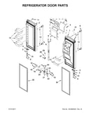 Refrigerator door parts