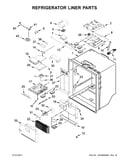 Refrigerator liner parts