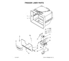 Maytag MFT2776DEM02 freezer liner parts diagram