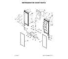 Maytag MFT2776DEE02 refrigerator door parts diagram