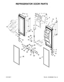 Refrigerator door parts
