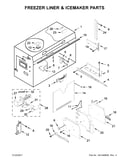 Freezer liner & icemaker parts