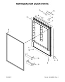 Refrigerator door parts