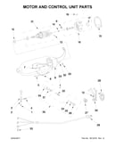 Motor and control unit parts