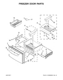 Freezer door parts