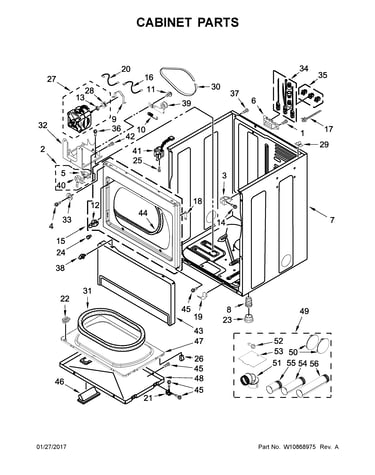 Cabinet parts
