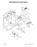Refrigerator liner parts