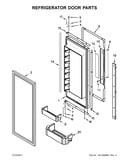 Refrigerator door parts