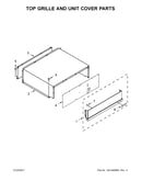 Top grille and unit cover parts