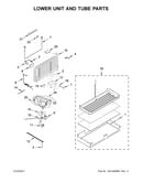 Lower unit and tube parts