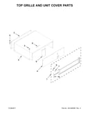 Top grille and unit cover parts