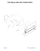 Top grille and unit cover parts
