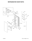 Refrigerator door parts