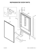 Refrigerator door parts