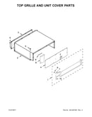 Top grille and unit cover parts