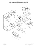 Refrigerator liner parts