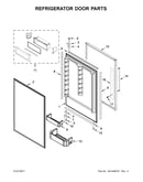 Refrigerator door parts
