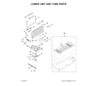 KitchenAid KBBL206ESS01 lower unit and tube parts diagram