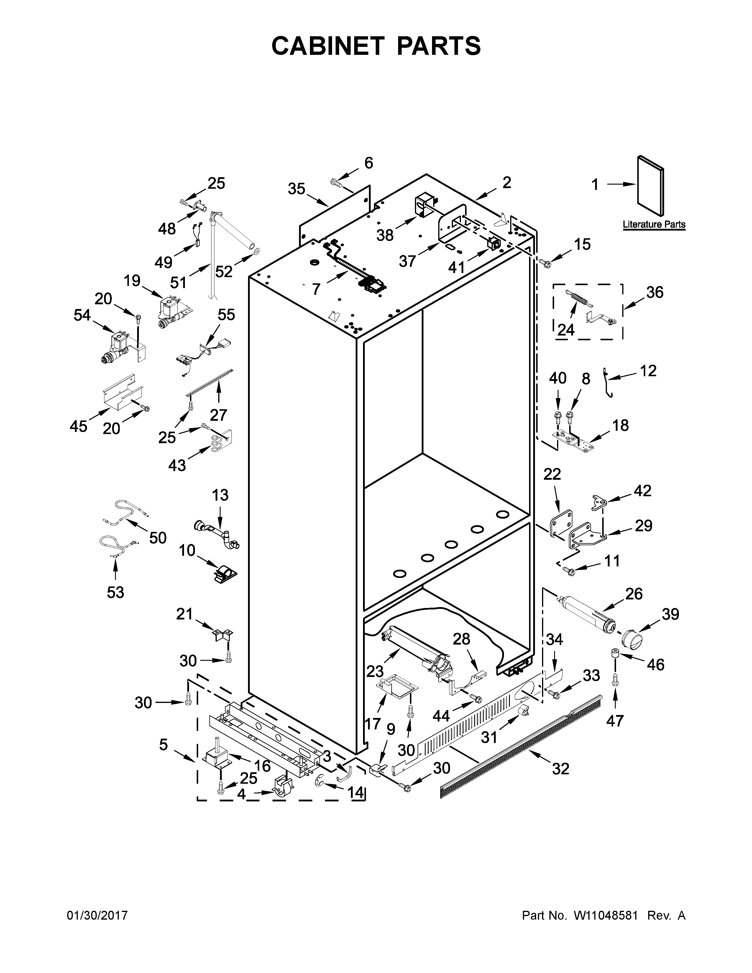Cabinet parts