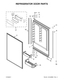 Refrigerator door parts