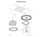 Whirlpool WMH76719CH1 turntable parts diagram
