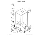 Whirlpool WRS970CIDE01 cabinet parts diagram