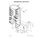 Whirlpool WRS970CIDM01 refrigerator liner parts diagram
