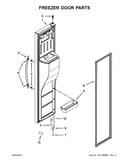 Freezer door parts