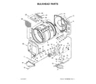 Maytag MDE20CSAZW0 bulkhead parts diagram