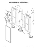 Refrigerator door parts